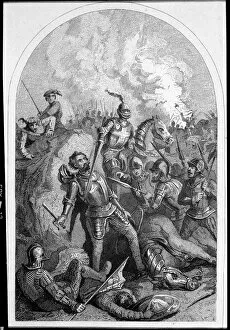 Padilla Gallery: Battle of Villalar (April 23, 1521), the Comunero Juan Bravo is taken prisoner by