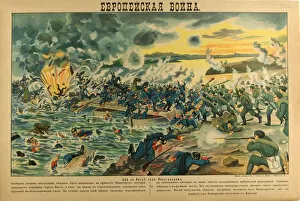 Russian Troops Gallery: The Battle of the Vistula River, 1914. Artist: Anonymous