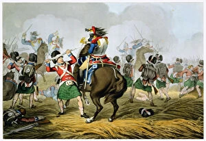 Highlander Gallery: Battle of Waterloo, 1815 (1817). Artist: Matthew Dubourg