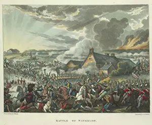 The Iron Duke Prints: The Battle of Waterloo, June 18th 1815, (1819). Creator: William Heath