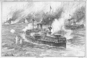 Impact Gallery: The Battle of the Yalu, 1895, (1902). Artist: William Heysham Overend