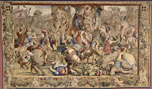 Battle Of Zama Gallery: The Battle of Zama. Artist: Romano, Giulio, (after)