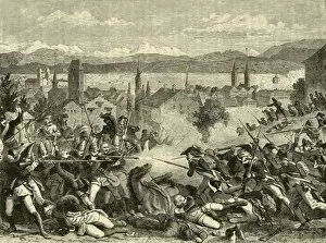 The Battle of Zurich, (1799), 1890. Creator: Unknown