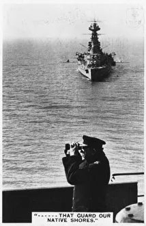 Battlecruiser Gallery: Battlecruiser HMS Hood during spring exercises, 1937