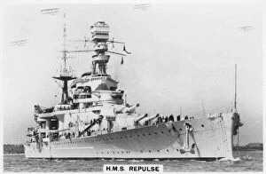Images Dated 7th July 2007: Battlecruiser HMS Repulse, 1937