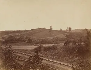 Barnard George Norman Prints: Battlefield in Atlanta, 1864. Creator: George N. Barnard