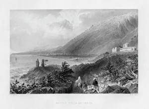 Syrian Prints: The battlefield of Issus, Turkey, 1841. Artist: WH Capone
