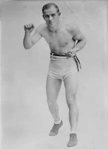 Bantamweight Prints: Battling Charlie Lohn, between c1910 and c1915. Creator: Bain News Service