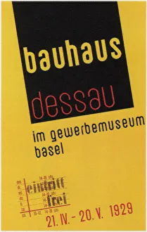Dessau Prints: Bauhaus, 1929. Artist: Anonymous