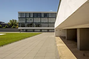 The Bauhaus building, Dessau, Germany, 2018. Artist: Alan John Ainsworth
