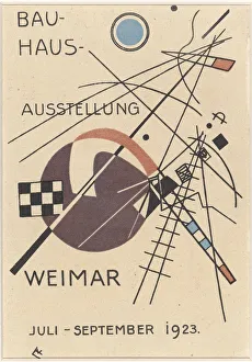 Bauhaus exhibition, 1923. Creator: Kandinsky, Wassily Vasilyevich (1866-1944)