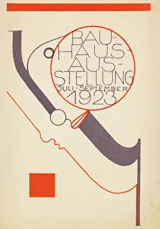 Oskar 1888 1943 Prints: Bauhaus exhibition, 1923. Creator: Schlemmer, Oskar (1888-1943)