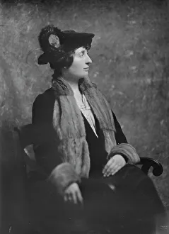 Bauman, E.F. Mrs. portrait photograph, not before 1916. Creator: Arnold Genthe