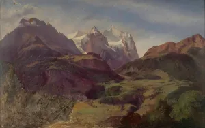 Knulson Johan Prints: Bavarian Alps, 1873. Creator: Johan Knutson