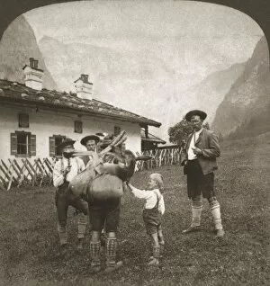 Mountaineer Gallery: Bavarian Mountaineers, Germany, 1898. Creator: Works and Sun Sculpture Studios