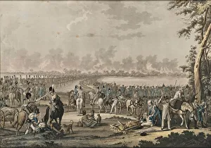 Battle Field Prints: Bavarian troops under General Karl Philipp von Wrede Crossing the Danube near Vienna on July 6