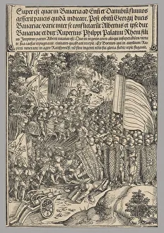 Kaiser Maximilian I Prints: Bavarian War, plate 18 from Historical Scenes from the Life of Emperor