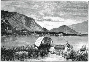 Piedmont Prints: Baveno, on Lake Maggiore, northern Italy, 1900