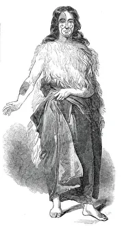 Tattoo Prints: Bay of Islands chief, 1845. Creator: Unknown