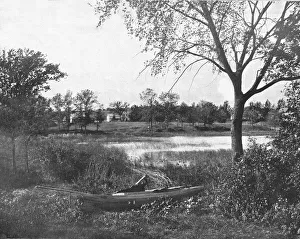 Wisconsin Prints: A Bay in Lac la Belle, Oconomowoc, Wisconsin, USA, c1900. Creator: Unknown