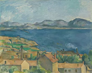South France Gallery: The Bay of Marseilles, Seen from L Estaque, ca 1885. Artist: Cezanne, Paul (1839-1906)