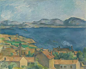 South France Gallery: The Bay of Marseilles, Seen from L Estaque, ca 1885. Artist: Cezanne, Paul (1839-1906)