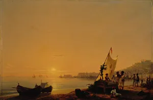The Bay of Naples, 1844. Creator: Ivan Aivazovsky