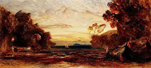 Aberdeen Art Gallery Museums Prints: A Bay Scene, c1830s-40s. Creator: Samuel Palmer