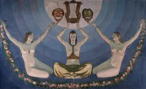Galleria Darte Moderna Prints: The Bayadere (La Bajadera), 1924. Creator: Gregorietti, Totò (1900-1927)