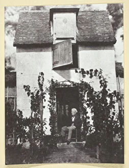 Bayard Hippolyte Gallery: Bayard, Devant sa Maison, 1842 / 50, printed 1965. Creator: Hippolyte Bayard