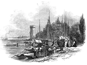 Rhine Prints: Bayen Thurm, Cologne, 1845. Creator: Ebenezer Landells