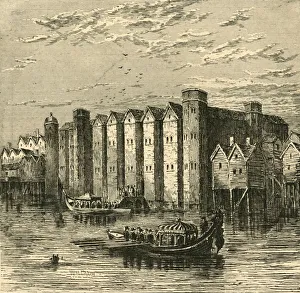 William Henry Prior Prints: Baynards Castle, from a view published in 1790, (1897). Creator: Unknown