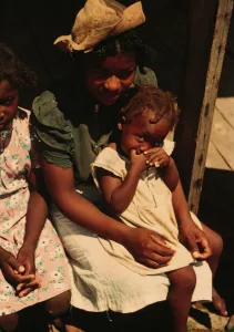 Hairdo Collection: Bayou Bourbeau plantation, a FSA cooperative, vicinity of Natchitoches, La. 1940