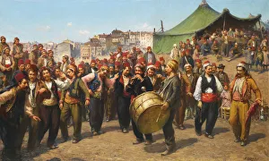 Bosphorus Strait Gallery: Bayram. Artist: Zonaro, Fausto (1854-1929)