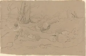 Bayswater, Clearing the Ground between Queen's Road and Porchester Terrace, 1830. Creator: John Linnell