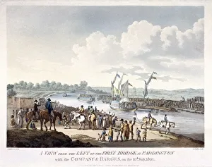 Towpath Prints: Bayswater, Paddington, London, 1801. Artist: J Jeakes