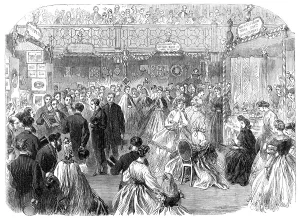 Charity Event Prints: Bazaar at St. James's Hall in aid of the French Protestant schools in Soho