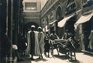 Tunis Prints: In The Bazaar, Tunis, Egypt, 1936
