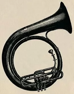 Musical Educator Gallery: BB? Circular Bass, 1910. Creator: Unknown
