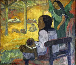 Images Dated 21st June 2011: Be Be (Nativity), 1896. Artist: Paul Gauguin