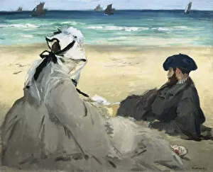 Impressionism Collection: On the Beach, 1873. Artist: Manet, Edouard (1832-1883)