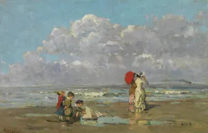 Toy Boat Prints: On the Beach, c1870-1888. Creator: Pericles Pantazis
