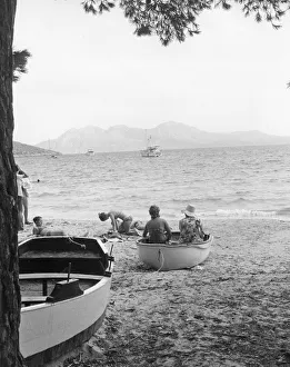 Balearic Islands Gallery: The beach at Formentera, Balearic Islands, c1970s