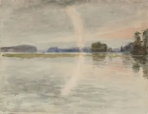 Beach landscape, c1890s. Creator: Albert Edelfelt