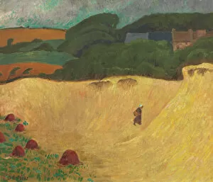 S And Xe9 Collection: The Beach of Les Grands Sables at Le Pouldu, 1890. Creator: Paul Serusier