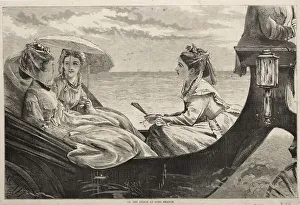 On the Beach at Long Branch, 1870. Creator: Winslow Homer (American, 1836-1910)