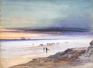 New Jersey United States Of America Collection: Beach Scene, ca. 1865. Creator: James Hamilton
