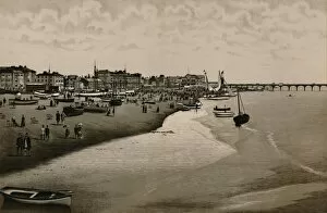 The Beach, Yarmouth, c1880. Creator: Unknown