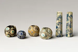 Zhou Dynasty Prints: Bead, Eastern Zhou dynasty (770-256 B. C. ), c. 5th c. B. C. Creator: Unknown