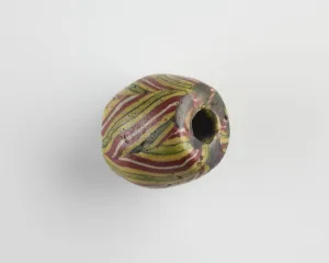 Roman Period Prints: Bead. One end chipped, Roman Period, 1st-2nd century. Creator: Unknown